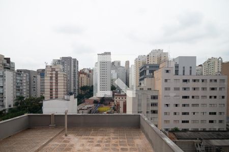 Varanda - Vista de apartamento à venda com 1 quarto, 45m² em Bela Vista, São Paulo