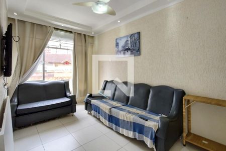 Sala de apartamento para alugar com 2 quartos, 81m² em Guilhermina, Praia Grande