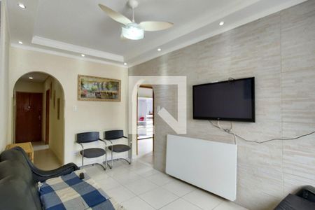 Sala de apartamento para alugar com 2 quartos, 81m² em Guilhermina, Praia Grande