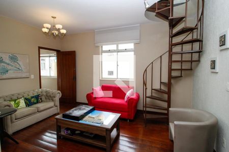 Sala de apartamento à venda com 3 quartos, 170m² em Estoril, Belo Horizonte