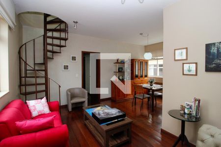 Sala de apartamento à venda com 3 quartos, 170m² em Estoril, Belo Horizonte