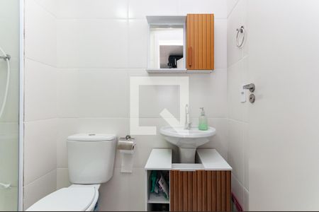 Banheiro do quarto Suíte de apartamento à venda com 1 quarto, 25m² em Água Branca, São Paulo