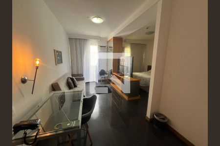 Sala de apartamento para alugar com 1 quarto, 40m² em Vila da Serra, Nova Lima