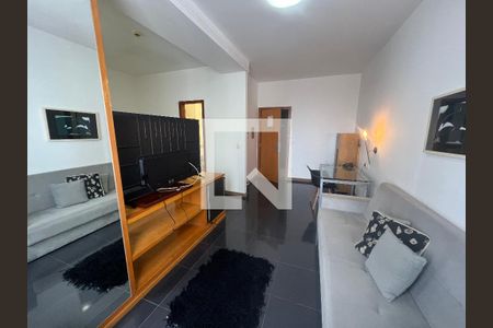 Sala de apartamento para alugar com 1 quarto, 40m² em Vila da Serra, Nova Lima