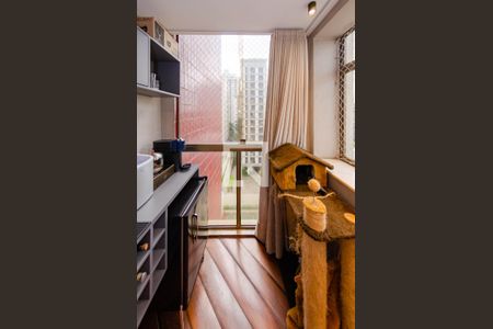 Sala de apartamento à venda com 3 quartos, 110m² em Funcionários, Belo Horizonte