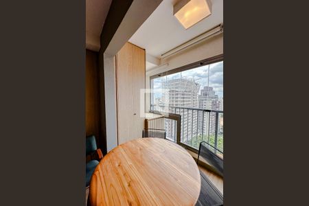 Varanda da Sala/Quarto de apartamento para alugar com 1 quarto, 25m² em Vila Mariana, São Paulo