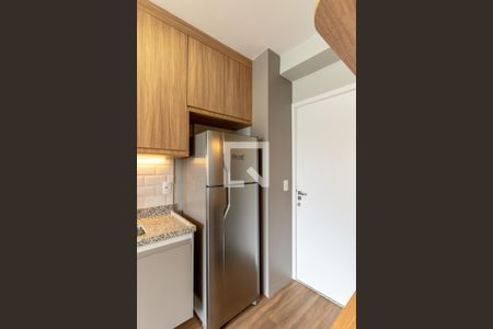 Cozinha de kitnet/studio para alugar com 1 quarto, 25m² em Vila Nova Conceição, São Paulo