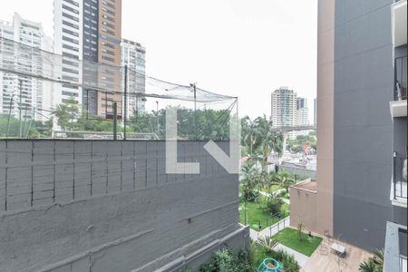 Varanda - Vista de apartamento para alugar com 1 quarto, 27m² em Campo Belo, São Paulo