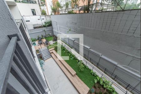 Varanda - Vista de apartamento para alugar com 1 quarto, 27m² em Campo Belo, São Paulo