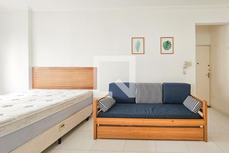 Sala de apartamento para alugar com 1 quarto, 45m² em Centro, Guarujá