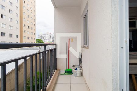 Varanda de kitnet/studio para alugar com 1 quarto, 28m² em Brás, São Paulo