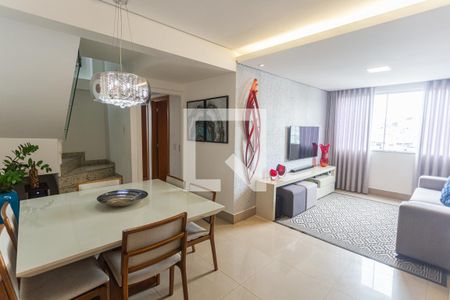 Sala de apartamento para alugar com 3 quartos, 152m² em União, Belo Horizonte