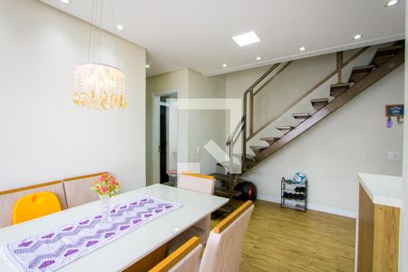 Sala de jantar de apartamento à venda com 3 quartos, 114m² em Parque Sao Vicente, Santo André