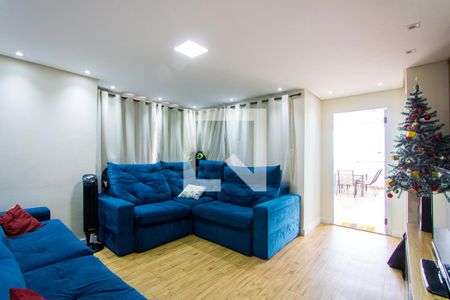 Sala de TV de apartamento à venda com 3 quartos, 114m² em Parque Sao Vicente, Santo André