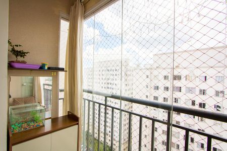 Varanda da sala de jantar de apartamento à venda com 3 quartos, 114m² em Parque Sao Vicente, Santo André