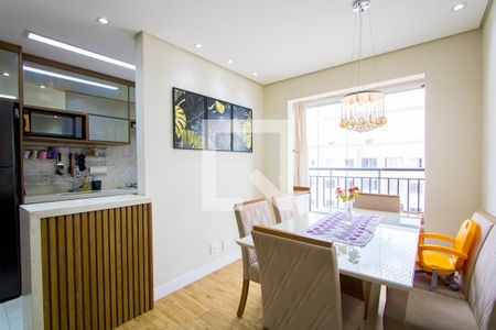 Sala de jantar de apartamento à venda com 3 quartos, 114m² em Parque Sao Vicente, Santo André