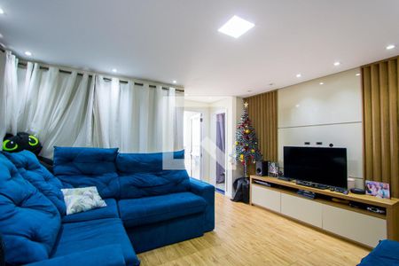 Sala de TV de apartamento à venda com 3 quartos, 114m² em Parque Sao Vicente, Santo André