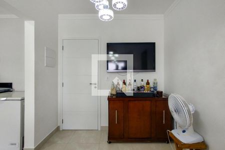 Sala/cozinha  de apartamento para alugar com 1 quarto, 53m² em Vila Caiçara, Praia Grande