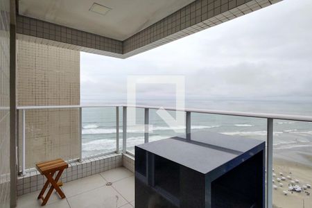 Sacada de apartamento para alugar com 1 quarto, 53m² em Vila Caiçara, Praia Grande