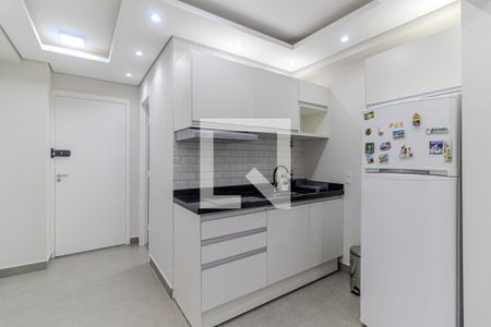 Cozinha de kitnet/studio para alugar com 1 quarto, 27m² em Vila Buarque, São Paulo