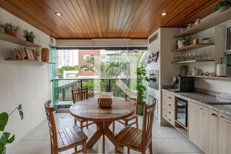 Varanda de apartamento à venda com 2 quartos, 105m² em Jardim Caravelas, São Paulo