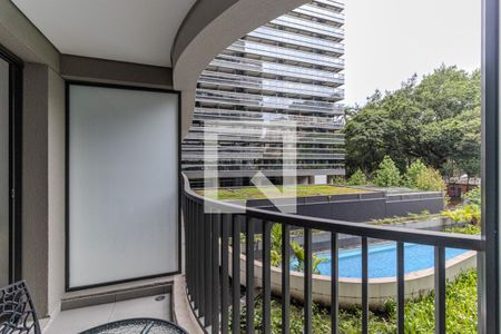 Varanda de kitnet/studio para alugar com 1 quarto, 25m² em Santa Ifigênia, São Paulo