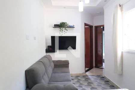 Sala de apartamento à venda com 2 quartos, 74m² em Jardim Utinga, Santo André