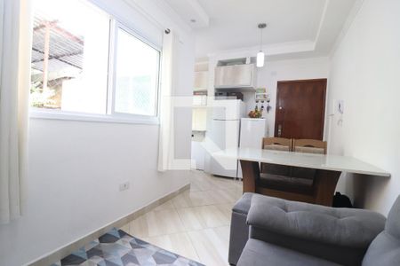 Sala de apartamento à venda com 2 quartos, 74m² em Jardim Utinga, Santo André