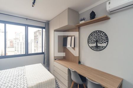 Studio de kitnet/studio para alugar com 1 quarto, 21m² em República, São Paulo