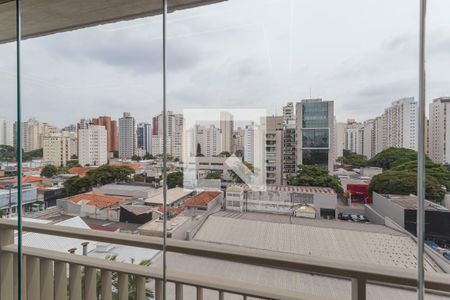 Varanda Sala de apartamento à venda com 3 quartos, 150m² em Indianópolis, São Paulo