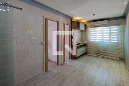 Sala de apartamento para alugar com 2 quartos, 58m² em Canto do Forte, Praia Grande