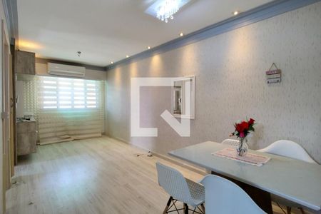 Sala de apartamento para alugar com 2 quartos, 58m² em Canto do Forte, Praia Grande