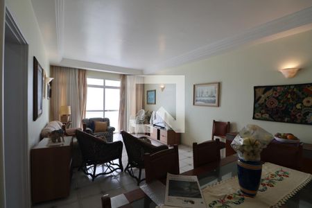 Sala de apartamento para alugar com 3 quartos, 130m² em Centro, Guarujá