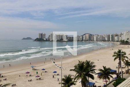 Vista de apartamento para alugar com 3 quartos, 130m² em Centro, Guarujá