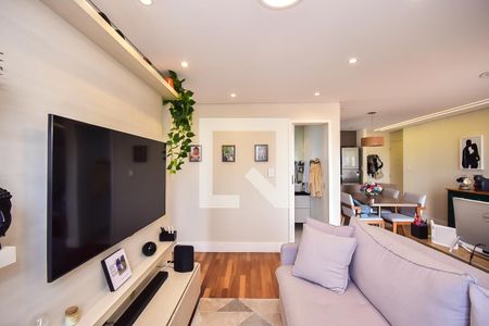 Sala de Tv de apartamento à venda com 2 quartos, 67m² em Jardim Monte Kemel, São Paulo