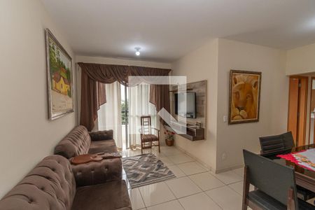 Sala de Estar/Jantar de apartamento para alugar com 3 quartos, 89m² em Jardim Villagio Ghiraldelli, Hortolândia