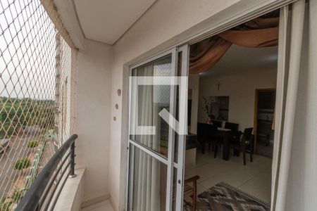 Varanda Sala de Estar/Jantar de apartamento para alugar com 3 quartos, 89m² em Jardim Villagio Ghiraldelli, Hortolândia