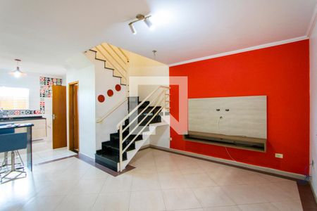 Sala de casa à venda com 2 quartos, 74m² em Vila Guarani, Santo André