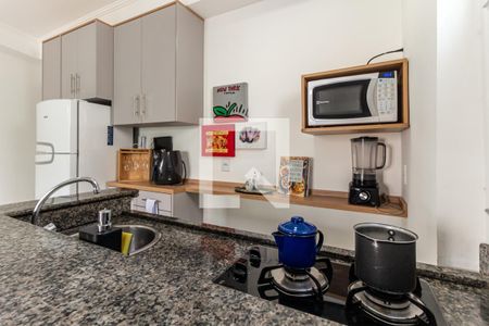 Cozinha de apartamento para alugar com 1 quarto, 38m² em Campos Elíseos, São Paulo