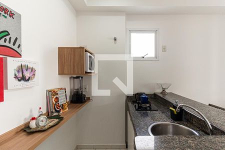 Cozinha de apartamento para alugar com 1 quarto, 38m² em Campos Elíseos, São Paulo