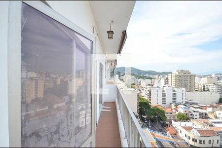 Varanda da Sala de apartamento à venda com 3 quartos, 172m² em Tijuca, Rio de Janeiro