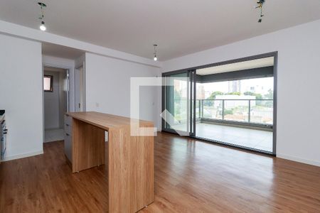 Sala de apartamento para alugar com 2 quartos, 70m² em Santo Amaro, São Paulo