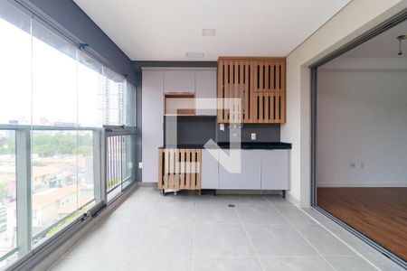 Sala - Varanda de apartamento para alugar com 2 quartos, 70m² em Santo Amaro, São Paulo