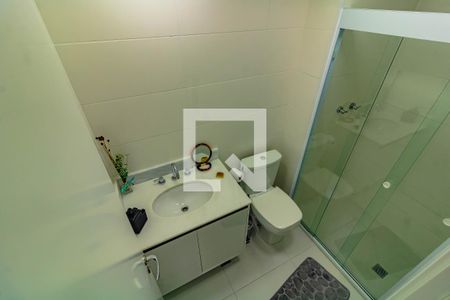 Banheiro de apartamento para alugar com 1 quarto, 28m² em Mirandópolis, São Paulo