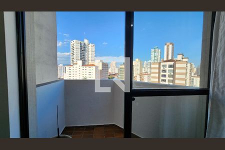 Vista da Sala de apartamento para alugar com 1 quarto, 56m² em José Menino, Santos