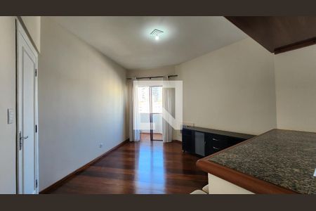 Detalhe Sala de apartamento para alugar com 1 quarto, 56m² em José Menino, Santos