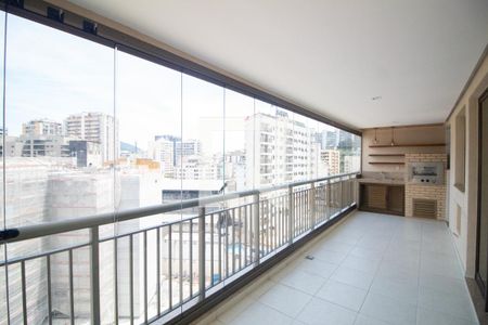 Varanda da Sala de apartamento para alugar com 3 quartos, 120m² em Botafogo, Rio de Janeiro