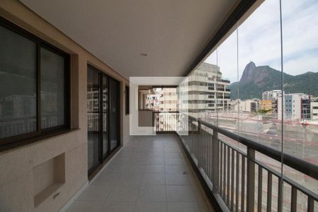 Varanda da Sala de apartamento para alugar com 3 quartos, 120m² em Botafogo, Rio de Janeiro