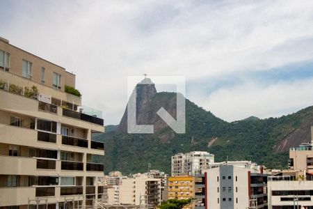 Vista da Varanda da Sala - Cristo Redentor de apartamento para alugar com 3 quartos, 120m² em Botafogo, Rio de Janeiro