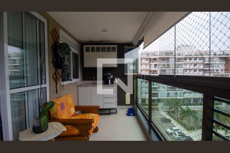 Varanda de apartamento para alugar com 3 quartos, 81m² em Recreio dos Bandeirantes, Rio de Janeiro